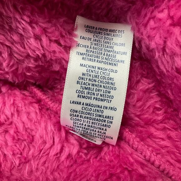 Splendid Girl’s Jacket Pink Fleece Navy Blue Heart Details Size 3T NWT - Picture 10 of 10